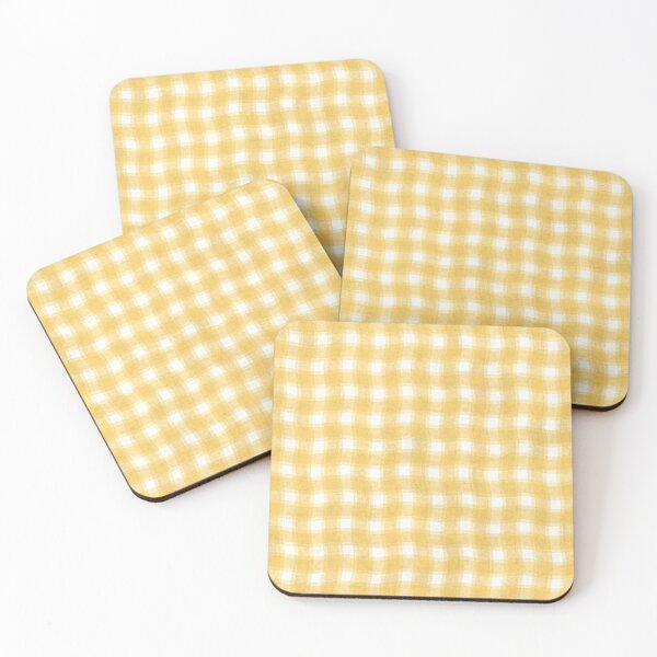 Item preview, Checked Velvet Lemon Wavy Stripe Pattern – Summer Abstract Lines Design designed and sold by NadiTrends.