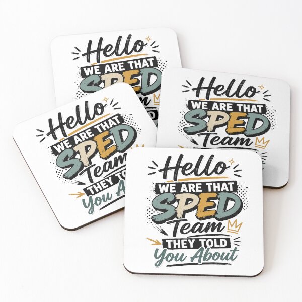 Item preview, Hello We Are That SPED Team They Told You About Retro 70s Design designed and sold by axiksa10.