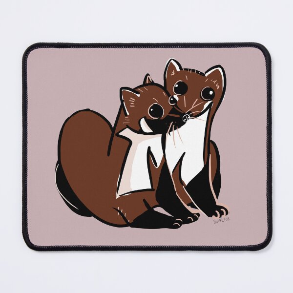 Item preview, Stone martens in love designed and sold by belettelepink.
