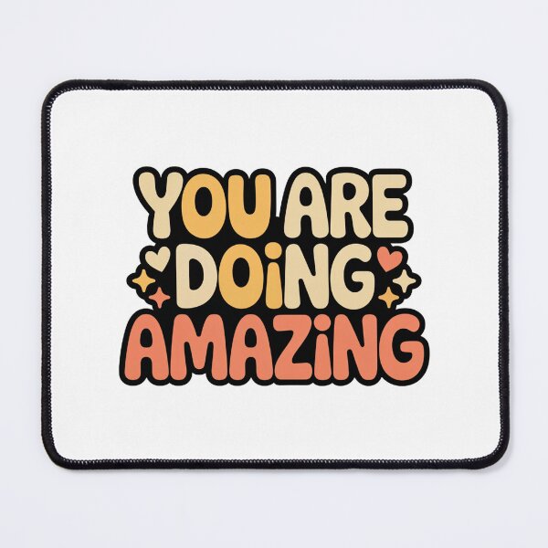 Item preview, You Are Doing Amazing Sticker — Positive Affirmation Gift Decal for Laptop and Mirror designed and sold by Stick_It_With_Love.