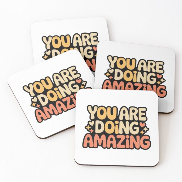 Item preview, You Are Doing Amazing Sticker — Positive Affirmation Gift Decal for Laptop and Mirror designed and sold by Stick_It_With_Love.