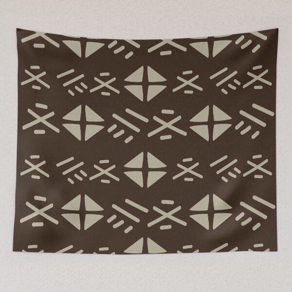 Item preview, Traditional Bogolan Pattern from Mali designed and sold by Wolagno.