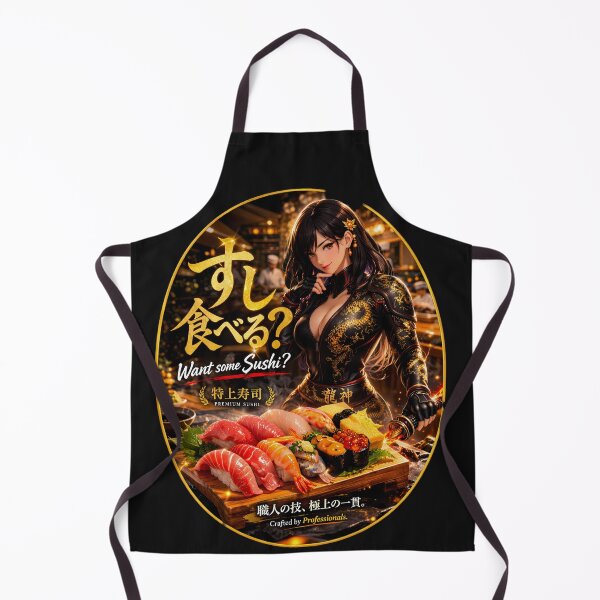 Item preview, yber Sushi Girl – Want Some Sushi Japanese Samurai Design designed and sold by Dragon-Samurai.