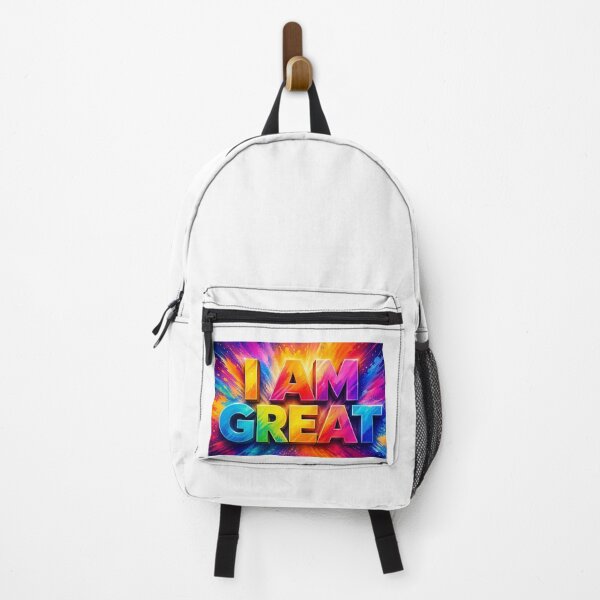 Item preview, Bold Vibrant I Am Great Typography designed and sold by DVibeStudio.