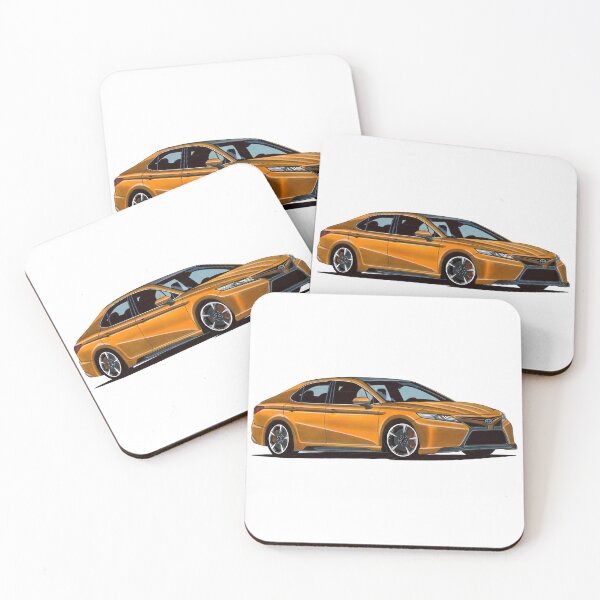Item preview, Exclusive drawing legendary jdm car modified yellow Camry XV70 V6 Sedan designed and sold by Cars23.