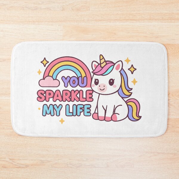 Item preview, You sparkle my life unicorn  designed and sold by uunaa.