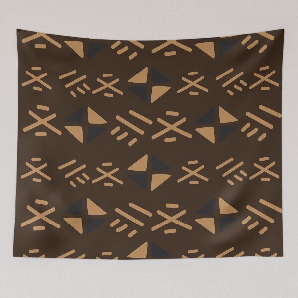 Item preview, Traditional Bogolan Pattern from Mali designed and sold by Wolagno.