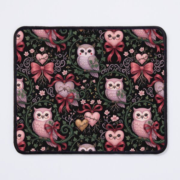 Item preview, Owls and Ribbons Pattern | Ed Hardy Style | Lowbrow Pop Surrealism designed and sold by Piagor.
