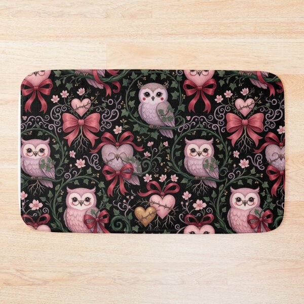 Item preview, Owls and Ribbons Pattern | Ed Hardy Style | Lowbrow Pop Surrealism designed and sold by Piagor.