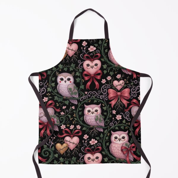 Item preview, Owls and Ribbons Pattern | Ed Hardy Style | Lowbrow Pop Surrealism designed and sold by Piagor.