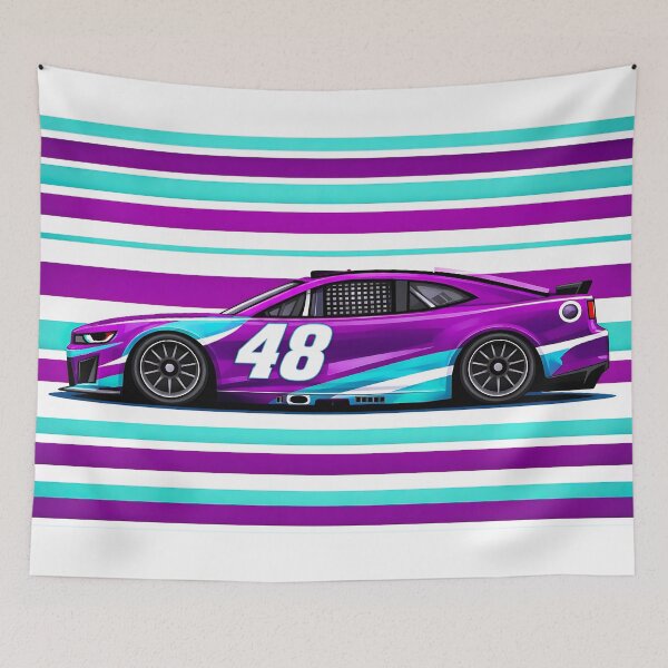 Item preview, Alex Bowman #48 Nascar Side Profile designed and sold by PitWallArt.