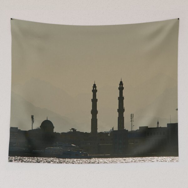 Item preview, Minarets and shadows of the mountains. . Hurghada 2026 designed and sold by Jouko Lehto Photography.