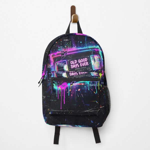 Item preview, Retro VHS Tape with Neon Glitch Art designed and sold by AnnArtshock.