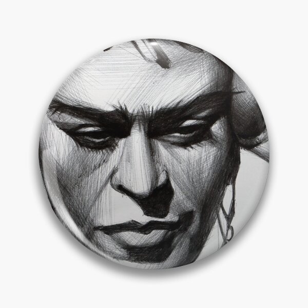 Item preview, frida kahlo hand drawn portrait designed and sold by yelenayefimova.