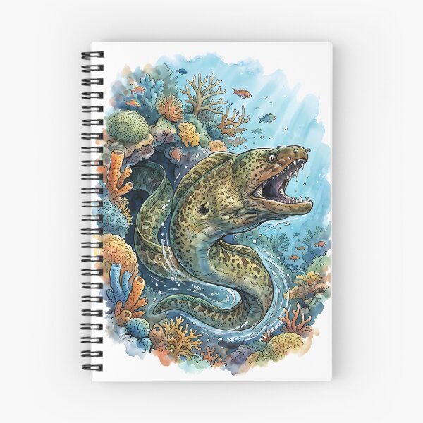 Item preview, Giant Moray Eel Gymnothorax Javanicus Coral Reef designed and sold by RubisLeaf.