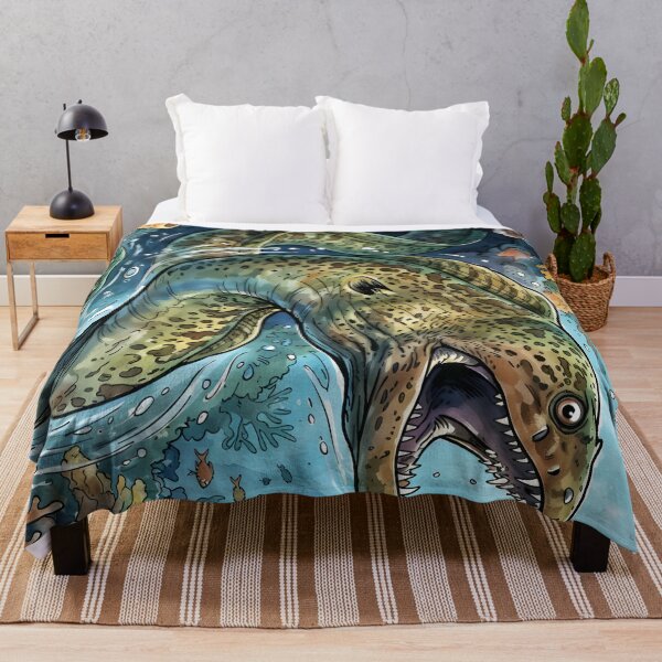 Item preview, Giant Moray Eel Gymnothorax Javanicus Coral Reef designed and sold by RubisLeaf.
