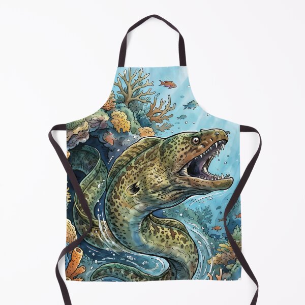 Item preview, Giant Moray Eel Gymnothorax Javanicus Coral Reef designed and sold by RubisLeaf.