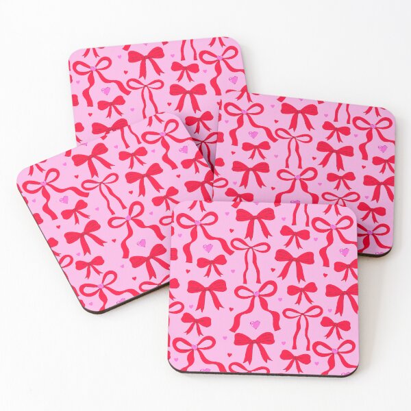 Item preview, red bows and hearts  designed and sold by burbura.