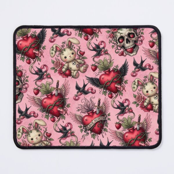 Item preview, Love Hurts Pattern | Ed Hardy Style | Lowbrow Pop Surrealism designed and sold by Piagor.