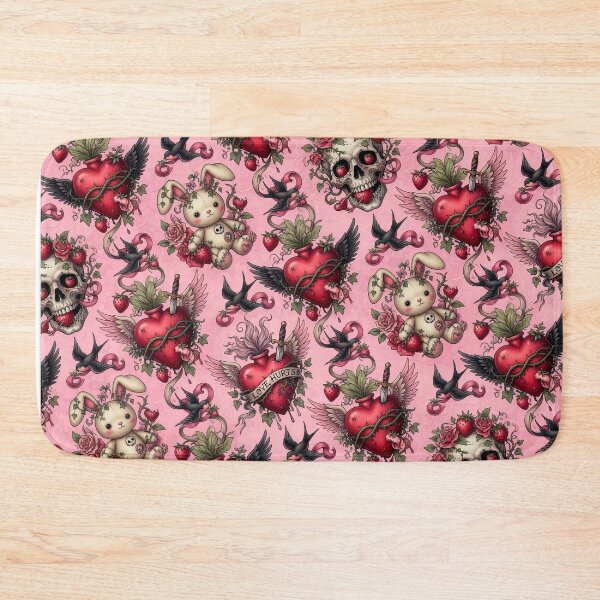Item preview, Love Hurts Pattern | Ed Hardy Style | Lowbrow Pop Surrealism designed and sold by Piagor.