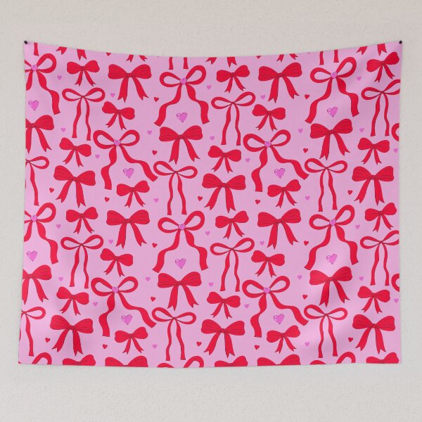 Item preview, red bows and hearts  designed and sold by burbura.