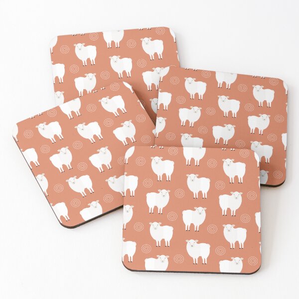 Item preview, Sheep on red designed and sold by reneesillus.