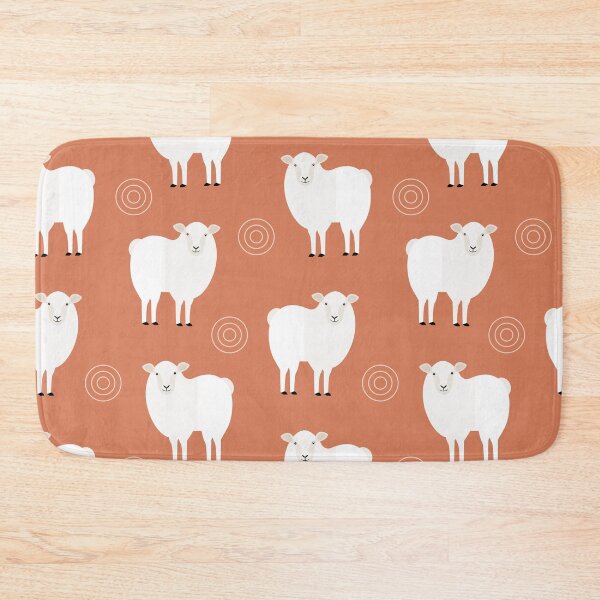 Item preview, Sheep on red designed and sold by reneesillus.