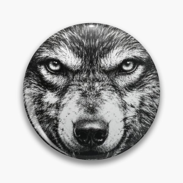 Item preview, Dark Wolf Head – Hand Drawn Pencil Sketch Illustration designed and sold by Mac Sketches.