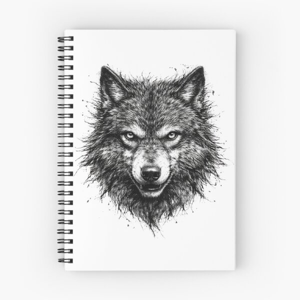 Item preview, Dark Wolf Head – Hand Drawn Pencil Sketch Illustration designed and sold by Mac Sketches.