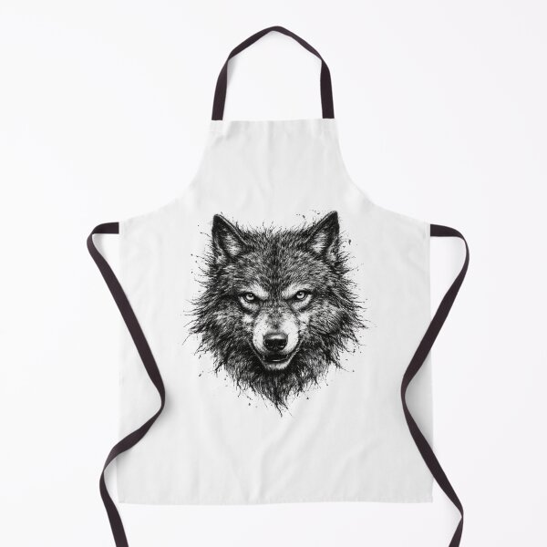 Item preview, Dark Wolf Head – Hand Drawn Pencil Sketch Illustration designed and sold by Mac Sketches.