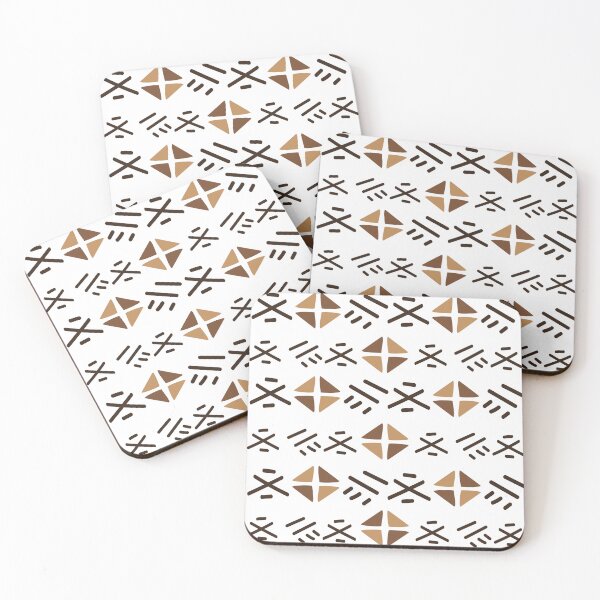 Item preview, Traditional Bogolan Pattern from Mali designed and sold by Wolagno.