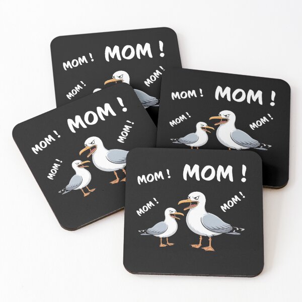Item preview, Funny Seagull Mother's Day Mom Mom Mom Humor designed and sold by PrintAtelier.