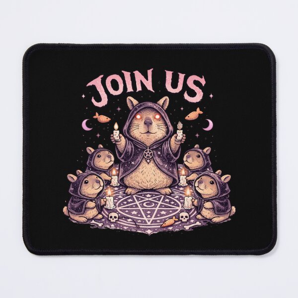 Item preview, Cute Occult Capybara Coven – Capybara Cult Ritual designed and sold by SidTastic .