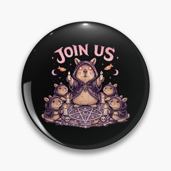 Item preview, Cute Occult Capybara Coven – Capybara Cult Ritual designed and sold by SidTastic .