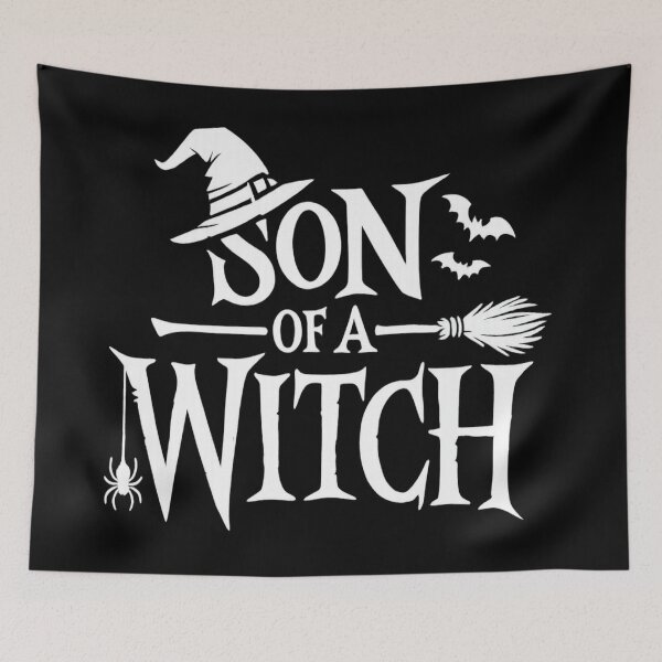 Item preview, Son of a Witch - Funny Halloween Sarcastic Quote designed and sold by myforestfog.