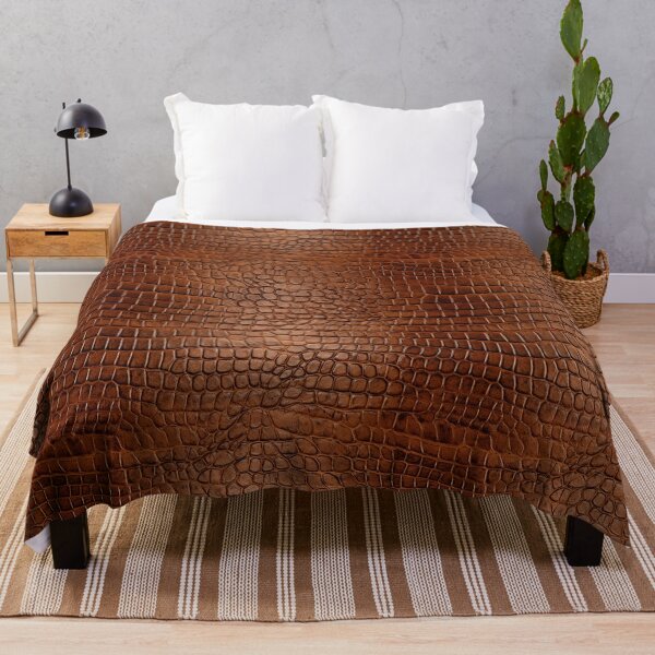 Item preview, Dark Banded Crocodile Scale Brown Leather Photo Texture designed and sold by DigitaICraft.