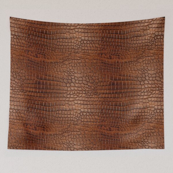 Item preview, Dark Banded Crocodile Scale Brown Leather Photo Texture designed and sold by DigitaICraft.