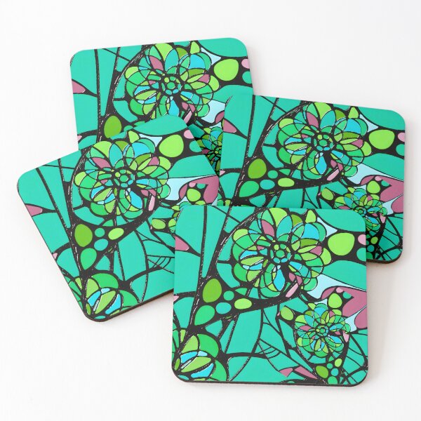 Item preview, Jaded lime Floral web designed and sold by bekki smith.