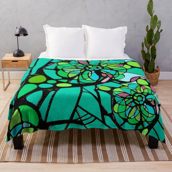 Item preview, Jaded lime Floral web designed and sold by bekki smith.