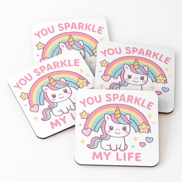 Item preview, You sparkle my life unicorn  designed and sold by uunaa.