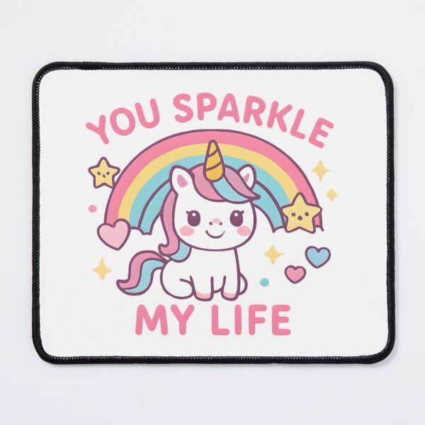 Item preview, You sparkle my life unicorn  designed and sold by uunaa.