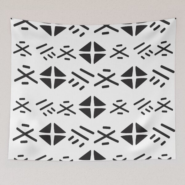 Item preview, Traditional Bogolan Pattern from Mali designed and sold by Wolagno.
