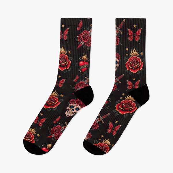 Item preview, Love. Tattoo Pattern | Ed Hardy Style | Lowbrow Pop Surrealism designed and sold by Piagor.