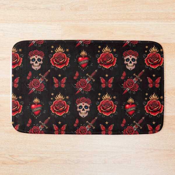Item preview, Love. Tattoo Pattern | Ed Hardy Style | Lowbrow Pop Surrealism designed and sold by Piagor.