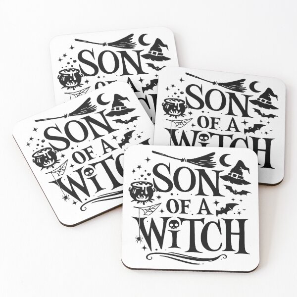 Item preview, Son of a Witch - Vintage Spooky Aesthetic Halloween Art designed and sold by myforestfog.