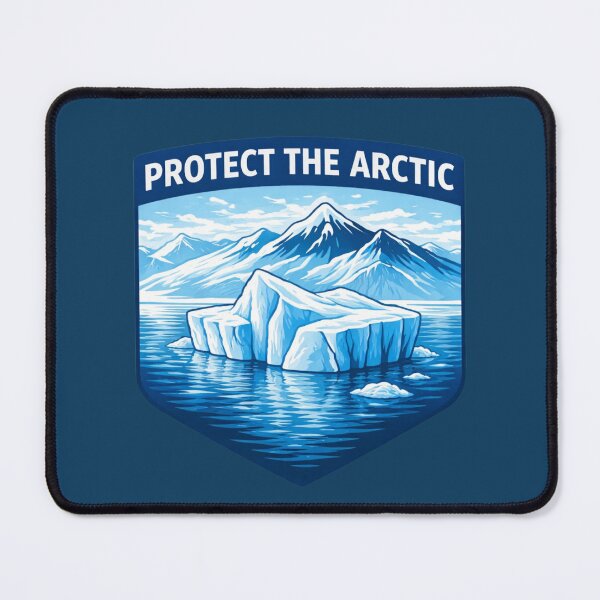 Item preview, Protect the Arctic - Iceberg Climate Change Awareness designed and sold by Myra365Art.