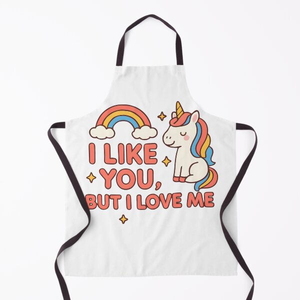 Item preview, I like you, but I love me unicorn rainbow designed and sold by uunaa.