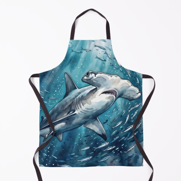 Item preview, Great Hammerhead Shark Sphyrna Mokarran Marine Biology designed and sold by RubisLeaf.