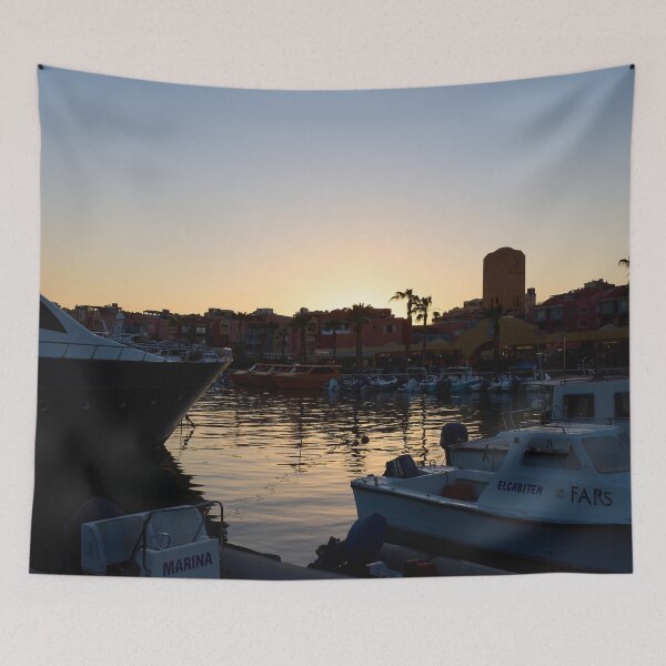Item preview, Marina sunset. Hurghada 2026 designed and sold by Jouko Lehto Photography.