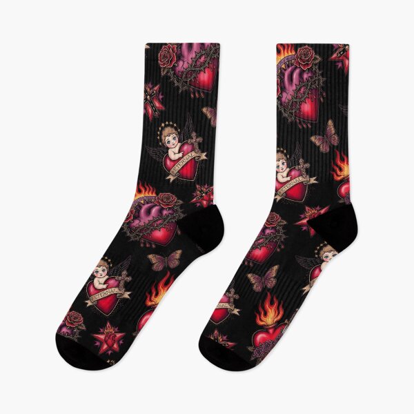 Item preview, Eternal. Dark Tattoo Pattern |  Ed Hardy Style | Lowbrow Pop Surrealism designed and sold by Piagor.
